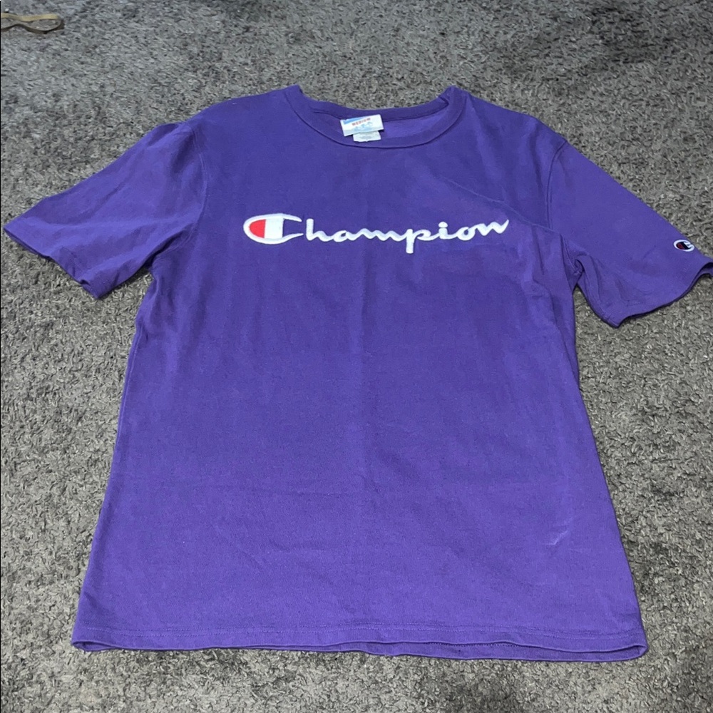 Champion Purple Crewneck T-Shirt